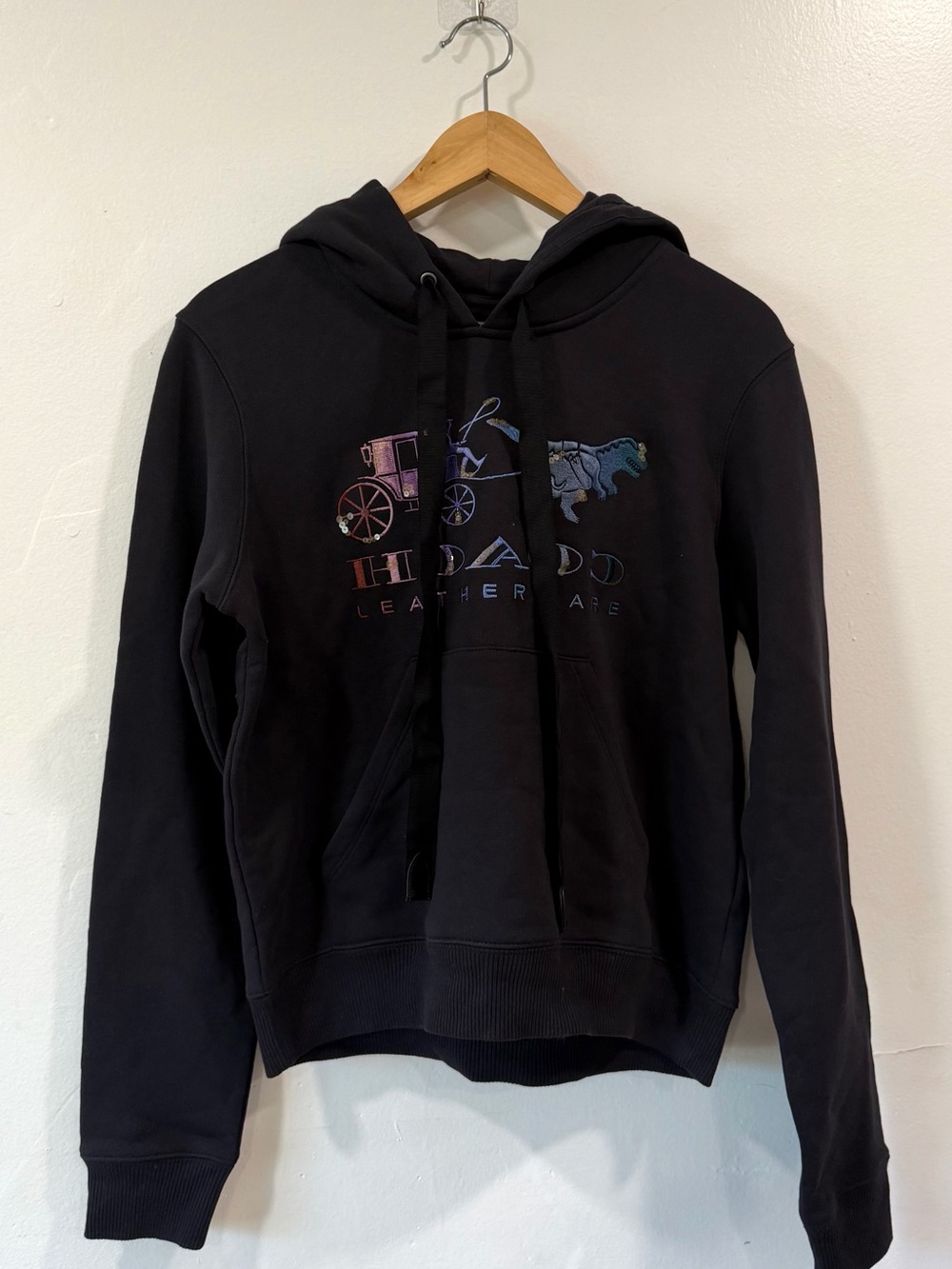 Coach Mirrored Rexy And Carriage Sweatshirt Black Hoodie